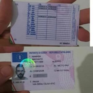Italian Driving License for Sale