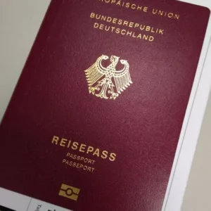 Legally registered German passport for sale