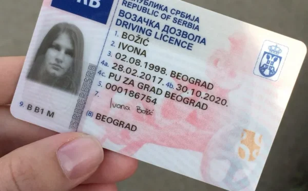Buy Serbian drivers license