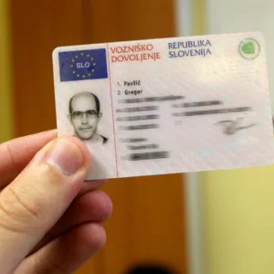 If you can get a Slovenian driver’s license from us, there’s no reason to drive without one. The most convenient way to get around Slovenia might be by car. especially if you’d rather fly directly to your destination instead of using public transit. Additionally, it is challenging for Slovenians to get a driver’s license. There are various possible causes for this. either because they don’t pass the driving tests or because they don’t meet the standards to get a driver’s license in Slovenia. There are a lot of additional things that could make it harder for you to get a drivers license in Slovenia. Run right now to place an order and purchase genuine documents at home. We are here to offer you hope if you are one of the people struggling to get a Slovenian driver’s license. Slovenian driver’s licenses can now be purchased without an exam. All we require is the information you send us. It will be legally registered that you passed the drivers license exam in order for your Slovenian driver’s license to be issued. We ensure that your driver’s license is safe and legitimate because it is made in accordance with government regulations. Our connections obtain these driver’s licenses from us because they are employed directly by government agencies. Money is truly infinite in its capabilities. Spend your money now and relish Slovenia’s unrestricted driving rights. Additionally, we sell EU driver’s licenses.