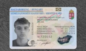 Hungarian Id Card