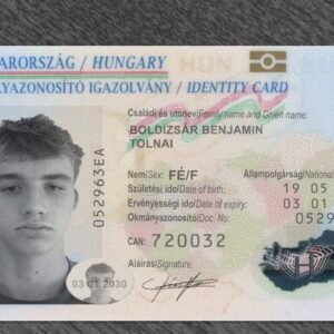 Hungarian Id Card