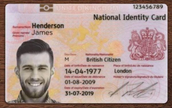 Buy UK Identity Card